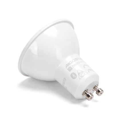 CONJUNTO 2x Lâmpadas LED com regulação MESH Inteligente GU10/6,5W/230V 2700-6500K + comando - Aigostar