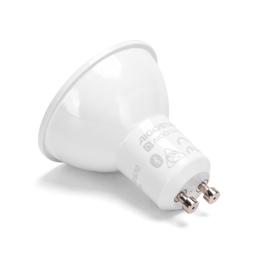 CONJUNTO 2x Lâmpadas LED com regulação MESH Inteligente GU10/6,5W/230V 2700-6500K + comando - Aigostar