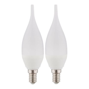 CONJUNTO 2x Lâmpadas LED E14/3W/230V 3000K - Globo