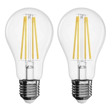 CONJUNTO 2x Lâmpadas LED FILAMENT A60 E27/5,9W/230V 2700K