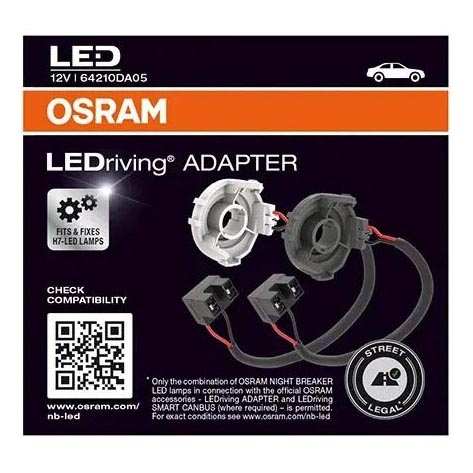 CONJUNTO 2x LEDriving Adaptador - Osram