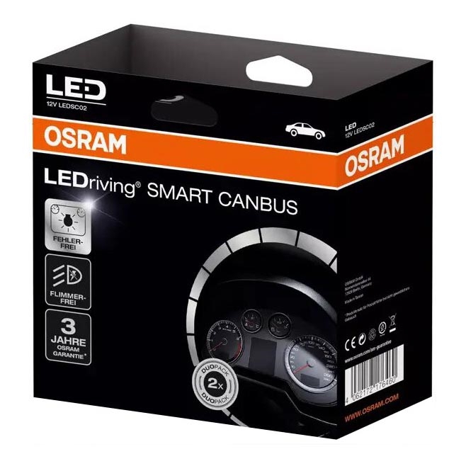 CONJUNTO 2x LEDriving SMART CANBUS - Osram
