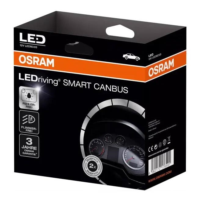 CONJUNTO 2x LEDriving SMART CANBUS - Osram