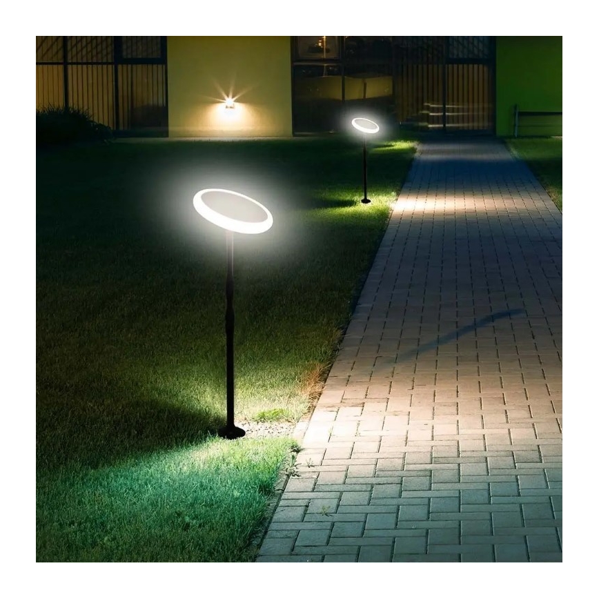CONJUNTO 2xLuzes LED solares ajustáveis GARDEN LED/3W/5V 42-80 cm 4000K IP65