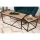 CONJUNTO 2x Mesa de centro ATLANTIS castanho/preto