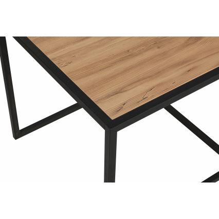 CONJUNTO 2x Mesa de centro ATLANTIS castanho/preto