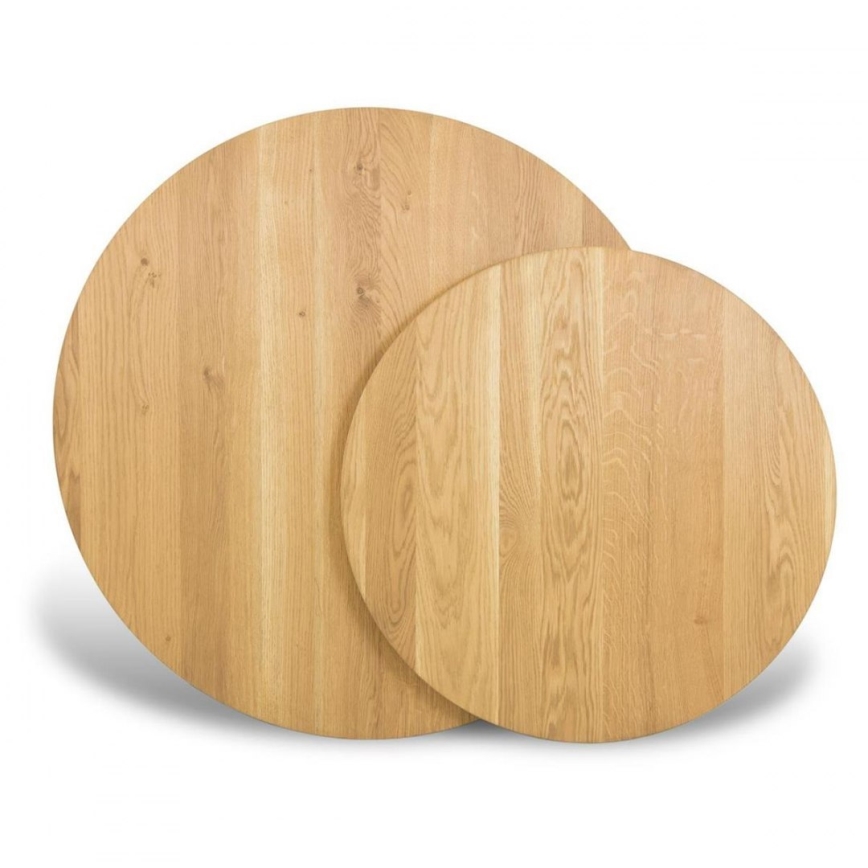 CONJUNTO 2x Mesa de centro OAKLOFT 38x90 cm preto/carvalho