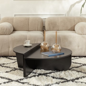 CONJUNTO 2x Mesa de centro ORION preto