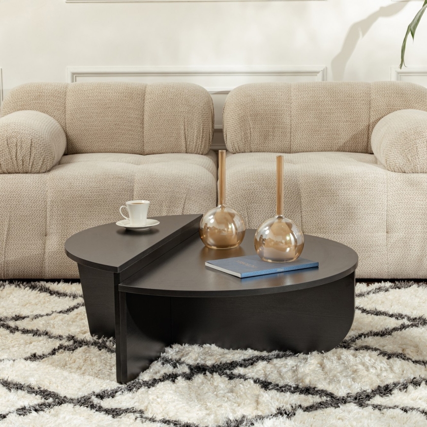 CONJUNTO 2x Mesa de centro ORION preto