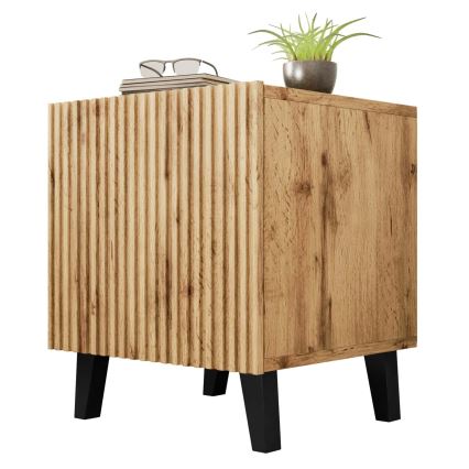 CONJUNTO 2x Mesas de cabeceira VAMOS 52x45 cm castanho