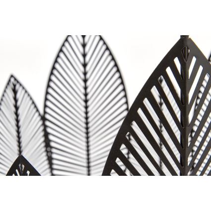 CONJUNTO 2x Mesas de centro FOLLA diâmetro 33/40 cm preto