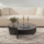 CONJUNTO 2x Mesas de centro ORION antracite