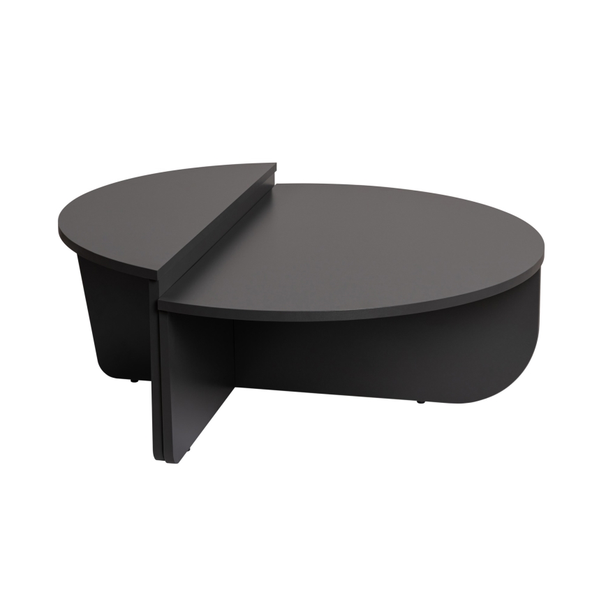 CONJUNTO 2x Mesas de centro ORION antracite
