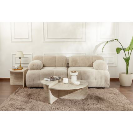 CONJUNTO 2x Mesas de centro ORION bege