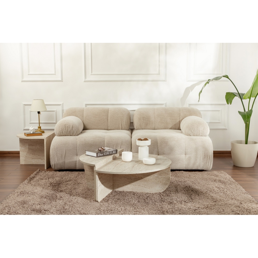 CONJUNTO 2x Mesas de centro ORION bege