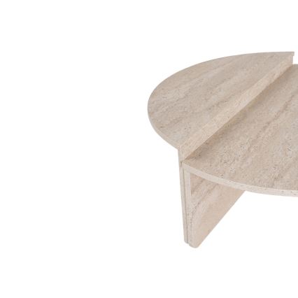 CONJUNTO 2x Mesas de centro ORION bege