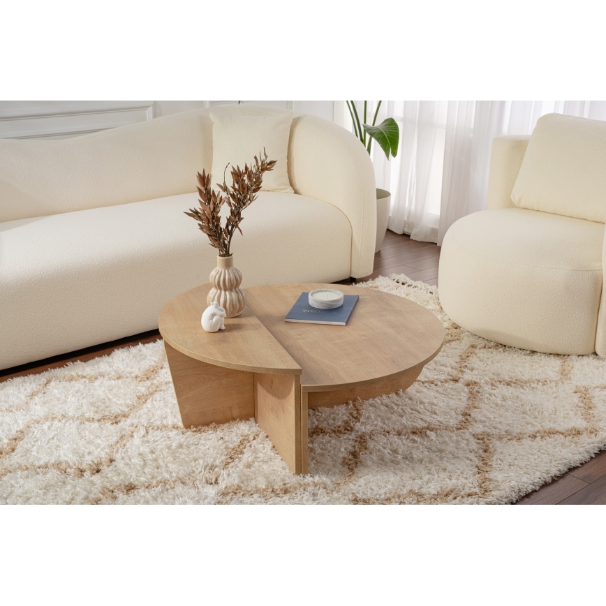 CONJUNTO 2x Mesas de centro ORION carvalho
