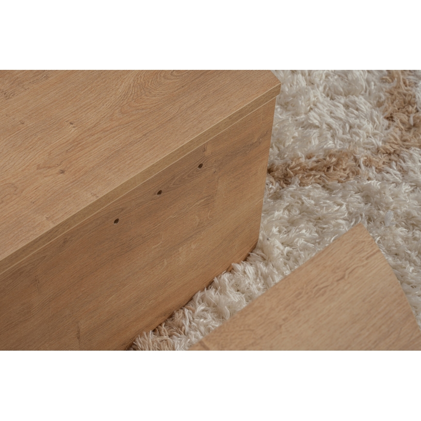 CONJUNTO 2x Mesas de centro ORION carvalho