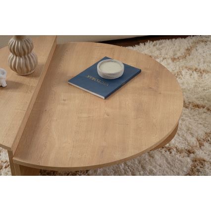 CONJUNTO 2x Mesas de centro ORION carvalho