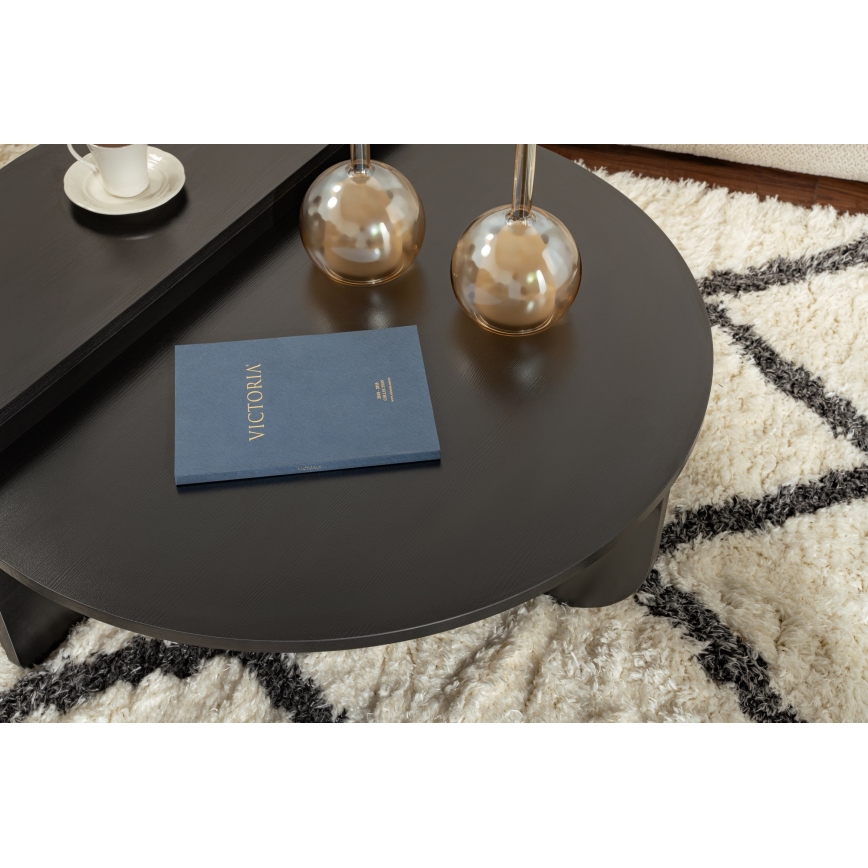 CONJUNTO 2x Mesa de centro ORION preto