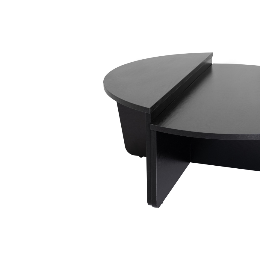 CONJUNTO 2x Mesa de centro ORION preto