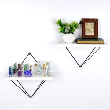 CONJUNTO 2x Prateleiras de parede 14x30 cm branco
