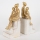 CONJUNTO 2x Suportes para livros dourado