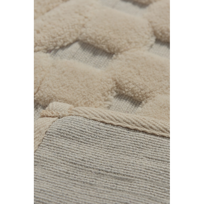 CONJUNTO 2x Tapetes para casa de banho BAMBI 60/100 cm bege