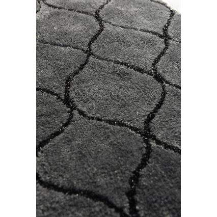 CONJUNTO 2x Tapetes para casa de banho INFINITY 60/100 cm antracite