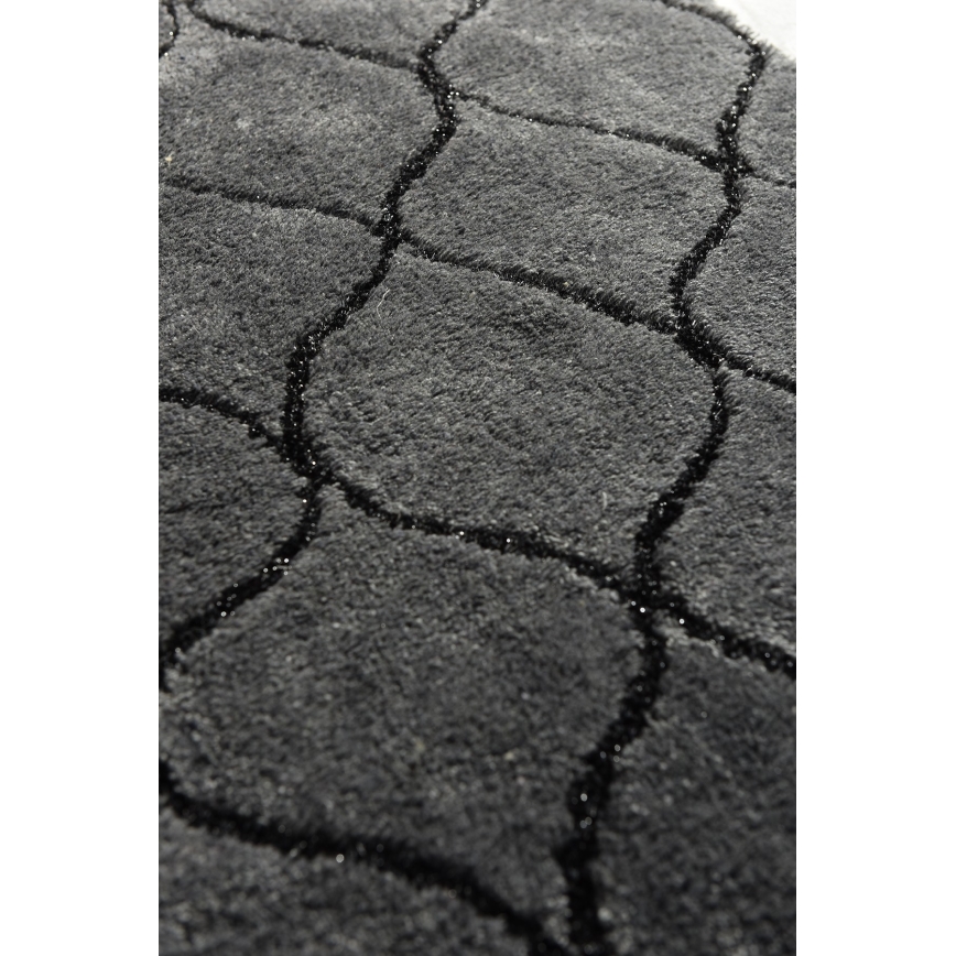 CONJUNTO 2x Tapetes para casa de banho INFINITY 60/100 cm antracite
