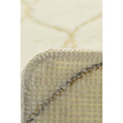 CONJUNTO 2x Tapetes para casa de banho INFINITY 60/100 cm bege