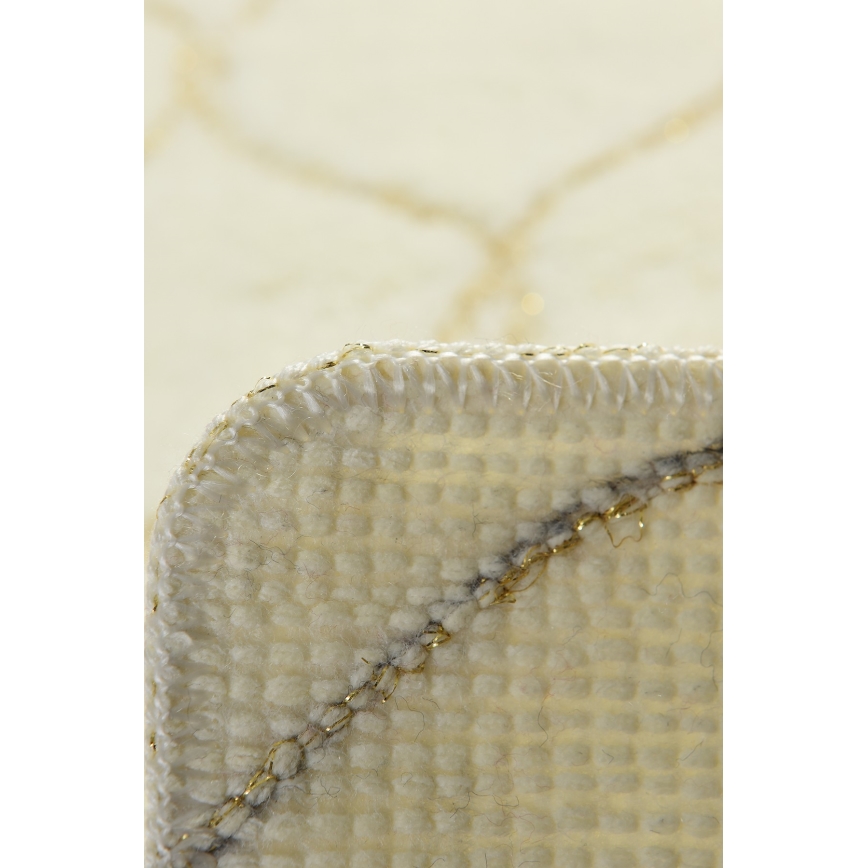 CONJUNTO 2x Tapetes para casa de banho INFINITY 60/100 cm bege