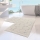 CONJUNTO 2x Tapetes para casa de banho LINO 60/100 cm bege