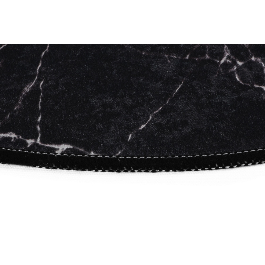 CONJUNTO 2x Tapetes para casa de banho MARBLE 50x60/60x100 cm preto