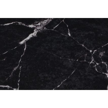 CONJUNTO 2x Tapetes para casa de banho MARBLE 50x60/60x100 cm preto