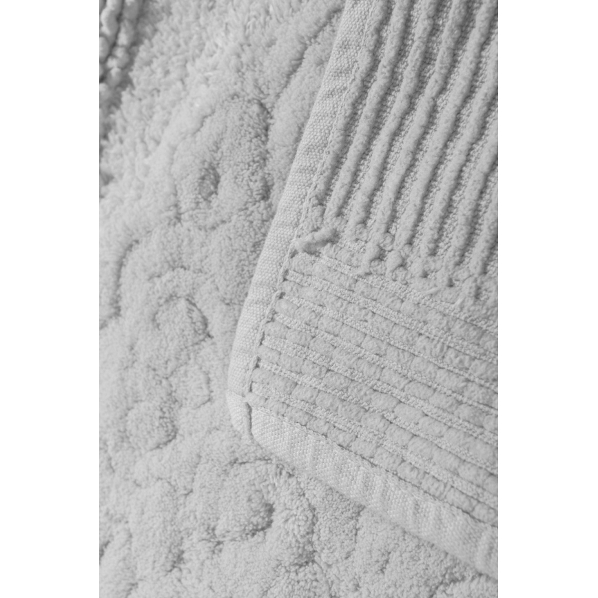 CONJUNTO 2x Tapetes para casa de banho PIANTE 60/100 cm branco
