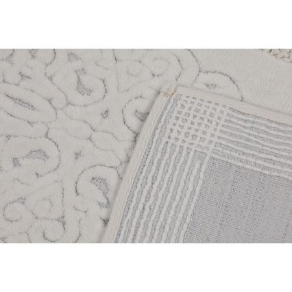CONJUNTO 2x Tapetes para casa de banho PIANTE 60/100 cm branco