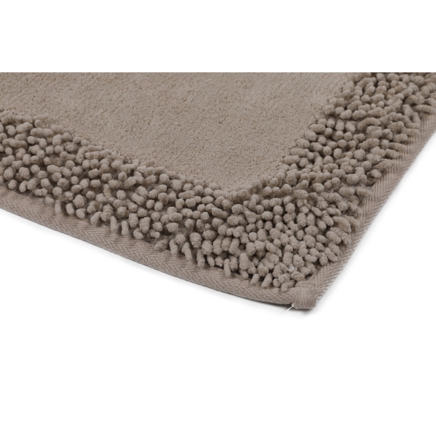 CONJUNTO 2x Tapetes para casa de banho PIANTE 60/100 cm castanho