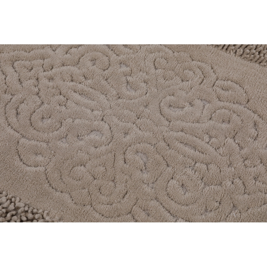 CONJUNTO 2x Tapetes para casa de banho PIANTE 60/100 cm castanho