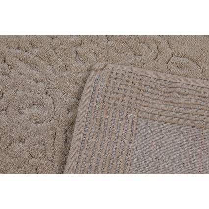 CONJUNTO 2x Tapetes para casa de banho PIANTE 60/100 cm castanho
