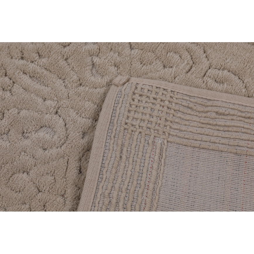 CONJUNTO 2x Tapetes para casa de banho PIANTE 60/100 cm castanho