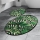 CONJUNTO 2x Tapetes para casa de banho TROPIC 60/100 cm verde