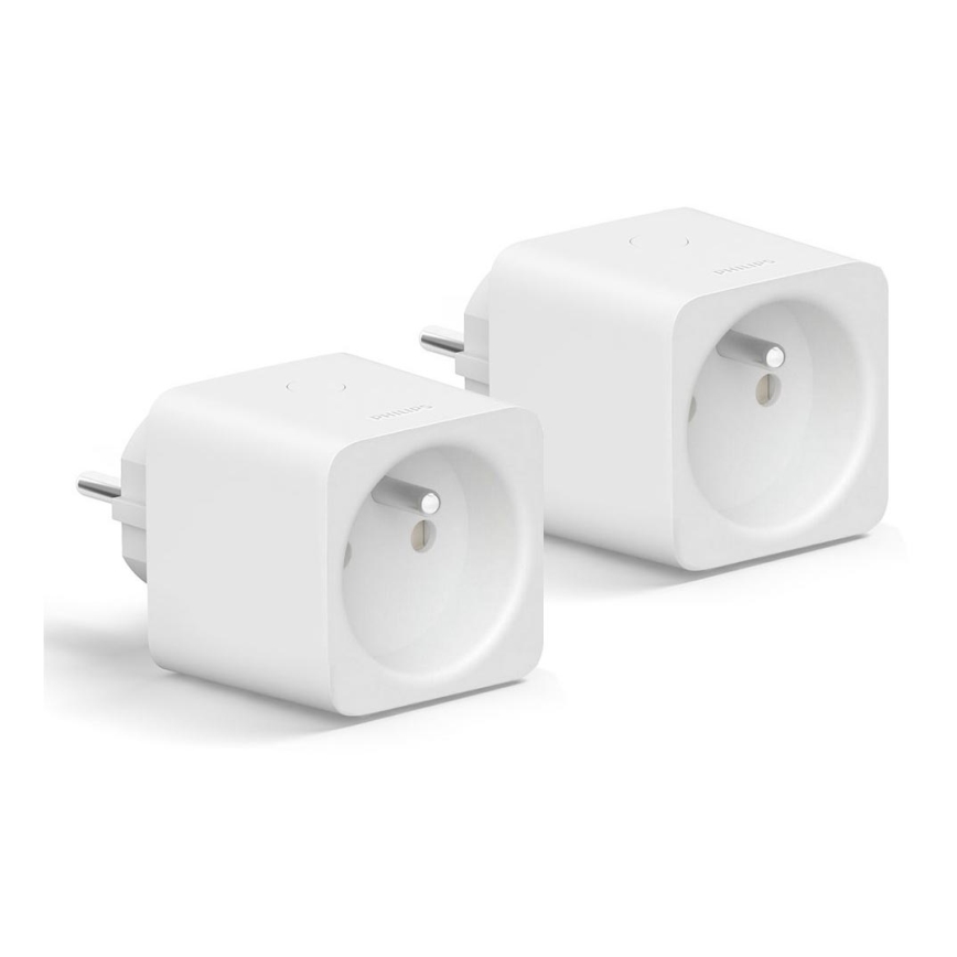 CONJUNTO 2x Tomada inteligente Philips Hue Smart plug