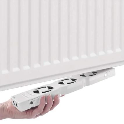 CONJUNTO 2x Ventiladores para radiador 5/230V branco