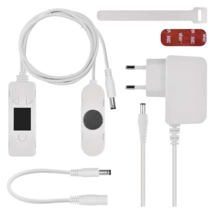 CONJUNTO 2x Ventiladores para radiador 5/230V branco