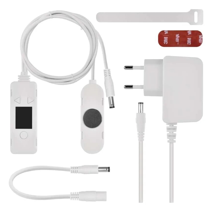 CONJUNTO 2x Ventiladores para radiador 5/230V branco