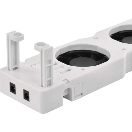 CONJUNTO 2x Ventiladores para radiador 5/230V branco