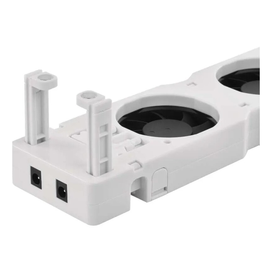 CONJUNTO 2x Ventiladores para radiador 5/230V branco