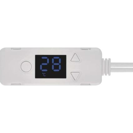CONJUNTO 2x Ventiladores para radiador 5/230V branco