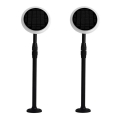 CONJUNTO 2xLuzes LED solares ajustáveis GARDEN LED/3W/5V 42-80 cm 4000K IP65